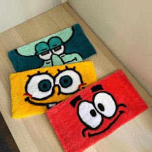 Set of 3 Cartoon Keyboard Rugs